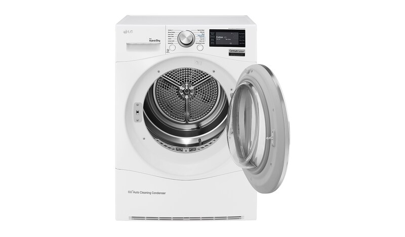 LG 8-Kg Centum System™  Eco Hybrid Tørretumbler Varmepumpeteknologi, RC8084AV3W