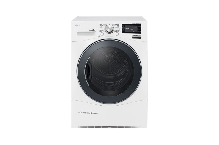 Visning forfra af 8-Kg Centum System™  Eco Hybrid Tørretumbler Varmepumpeteknologi RC8084AV3W