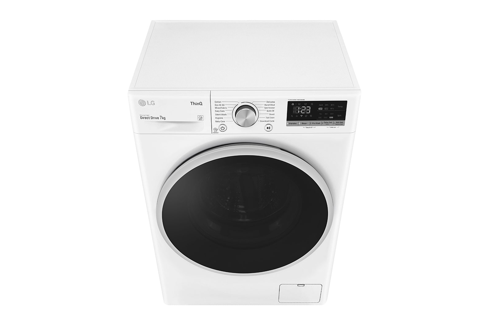 LG 7 kg Vaskemaskine(Hvid) - Energiklasse D, AI DD™, Smart Diagnosis™, P2A3QN1WSE