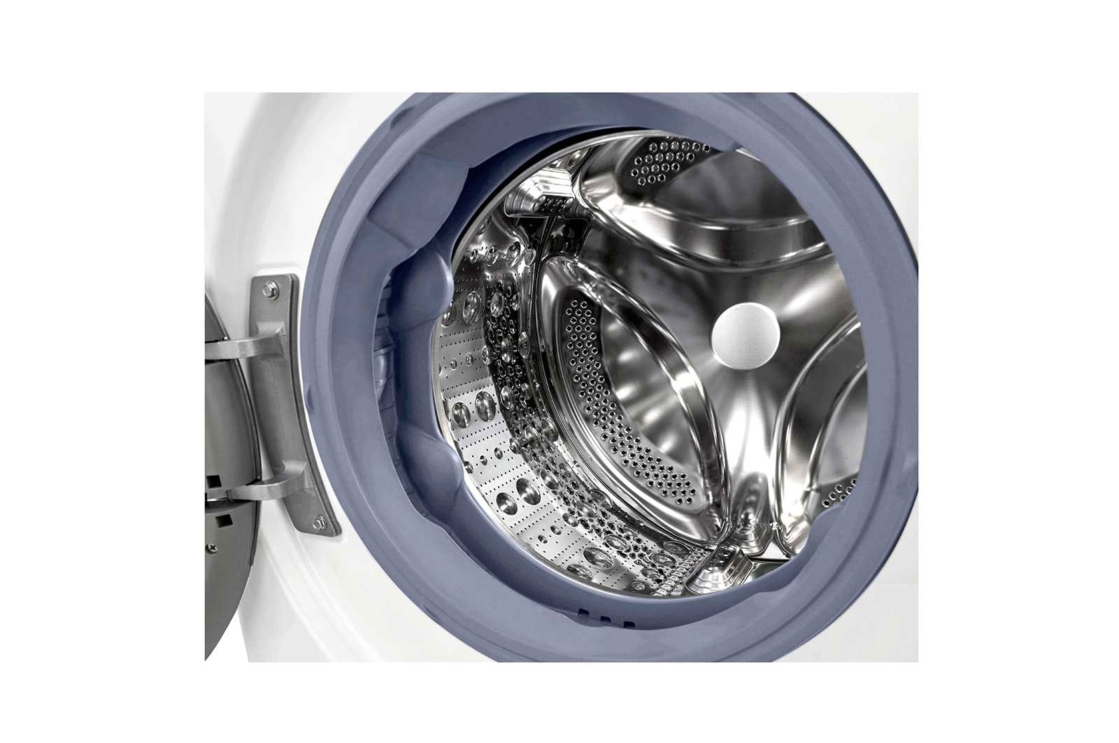 LG 10.5 kg Vaskemaskine(Hvid) - Energiklasse B, TurboWash™, AI DD™, Smart Diagnosis™ med Wi-Fi, P4AQJN1WE
