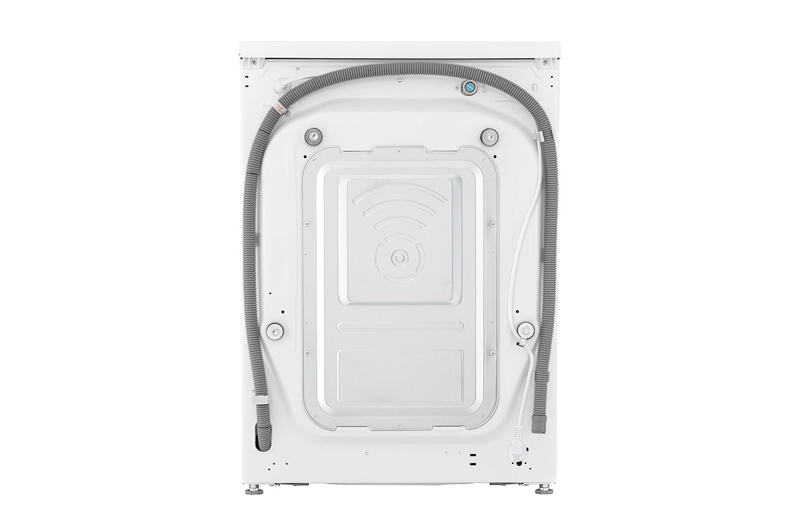 LG 9 kg / 6 kg Kombineret vaskemaskine/tørretumbler(Hvid) - Steam, Energiklasse E, TurboWash™, AI DD™, Smart Diagnosis™ med Wi-Fi, CV50V6S2EE