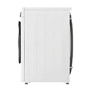 LG 9 kg / 6 kg Kombineret vaskemaskine/tørretumbler(Hvid) - Steam, Energiklasse E, TurboWash™, AI DD™, Smart Diagnosis™ med Wi-Fi, CV50V6S2EE