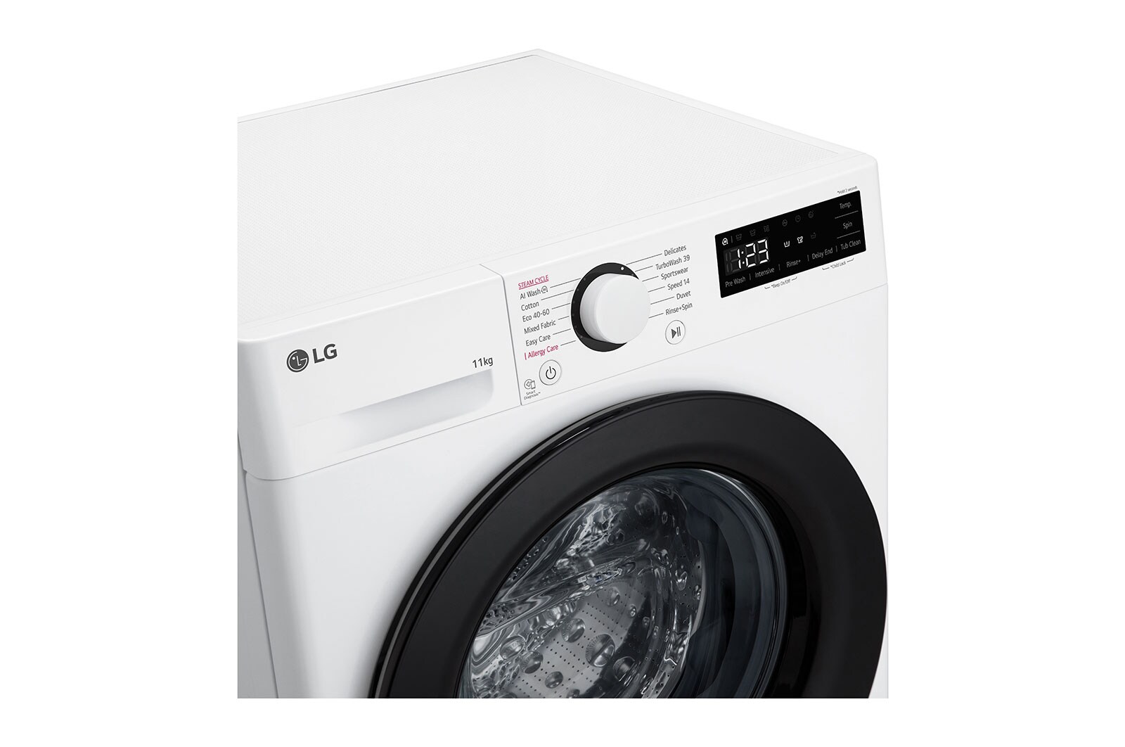 LG 11 kg Vaskemaskin(Hvid) - Steam, Energiklasse A, TurboWash360™, AI DD™, Smart Diagnosis™, P4Y5EYW6WY