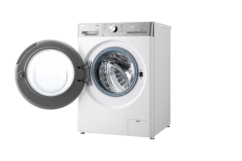 LG 13 kg Vaskemaskin(Hvid) - Auto Dose, Steam+, Energiklasse A, TurboWash360™, AI DD™, Smart Diagnosis™ med Wi-Fi, P4Y9LAP2W