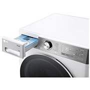 LG 13 kg Vaskemaskin(Hvid) - Auto Dose, Steam+, Energiklasse A, TurboWash360™, AI DD™, Smart Diagnosis™ med Wi-Fi, P4Y9LAP2W