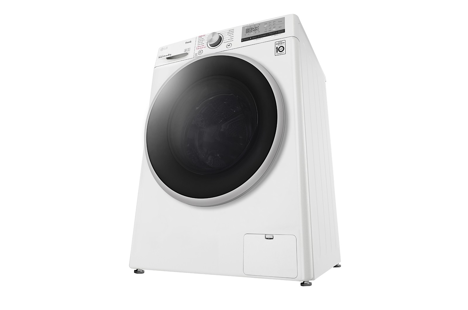 LG 8 kg Vaskemaskine(Hvid) - Steam, Energiklasse D, AI DD™, Smart Diagnosis™ med Wi-Fi, W4WV408S1W