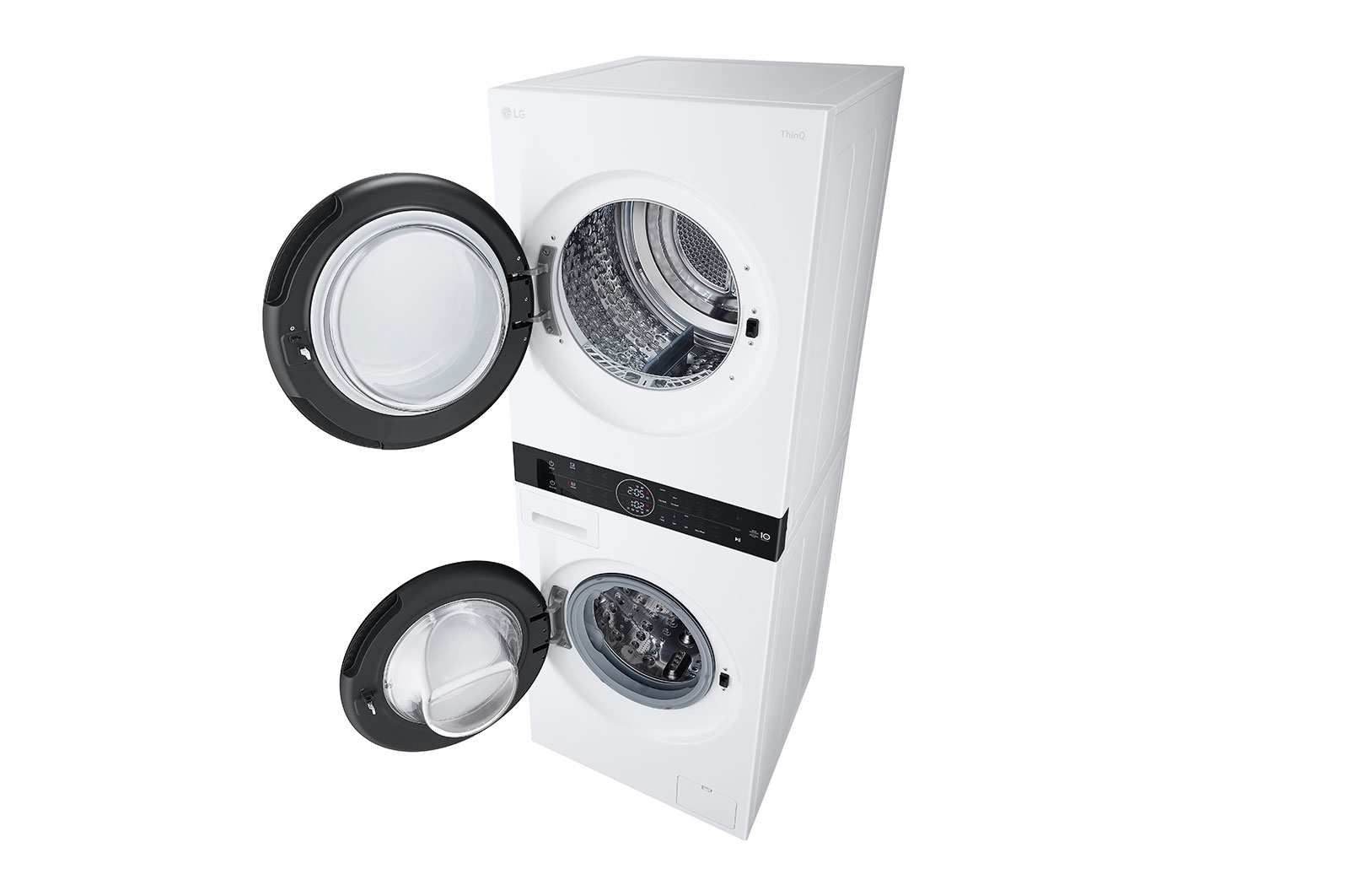 LG 12 kg / 10 kg WashTower(Hvid) - Energiklasse A/A+++, Steam, TurboWash™360, AI DD™, Dual Inverter Heatpump™, WT1210WWF