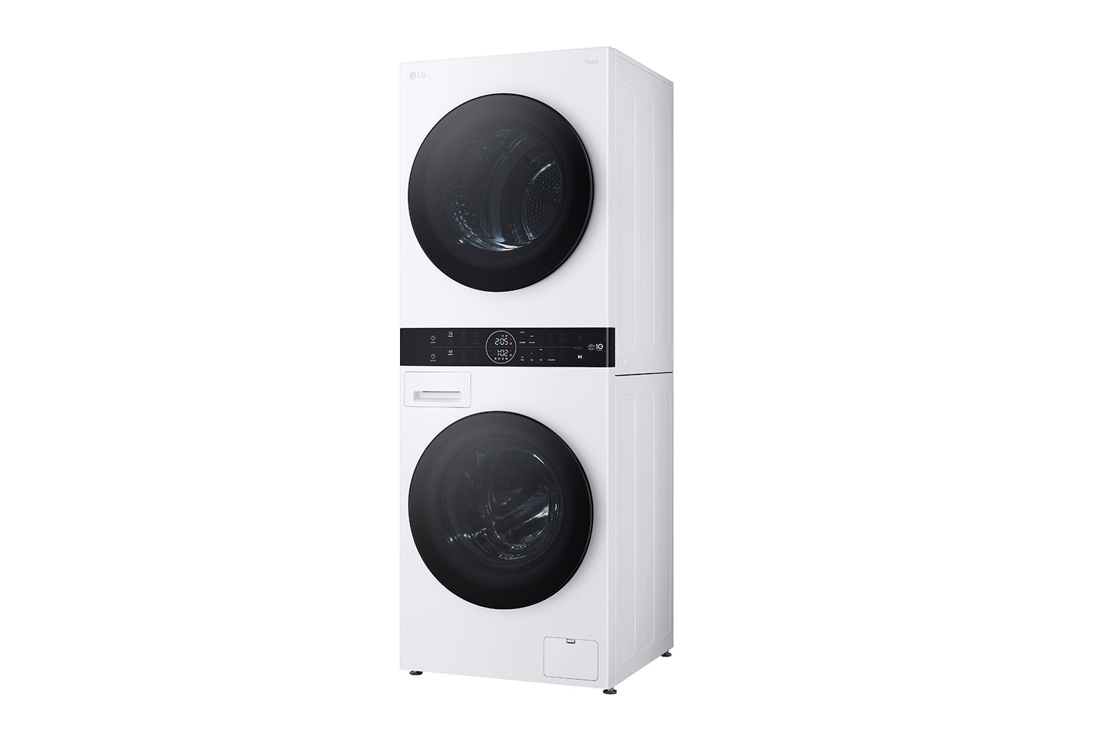 LG 12 kg / 10 kg WashTower(Hvid) - Energiklasse A/A+++, Steam, TurboWash™360, AI DD™, Dual Inverter Heatpump™, WT1210WWF