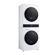 LG 12 kg / 10 kg WashTower(Hvid) - Energiklasse A/A+++, Steam, TurboWash™360, AI DD™, Dual Inverter Heatpump™, WT1210WWF