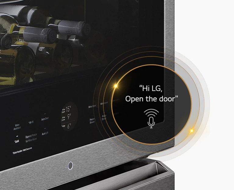 Vinkøleskabet kan styres med stemmen