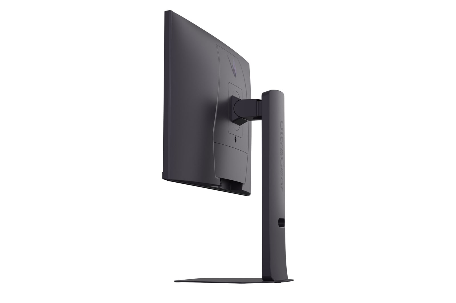 +15 degree side view of a tilted monitor
