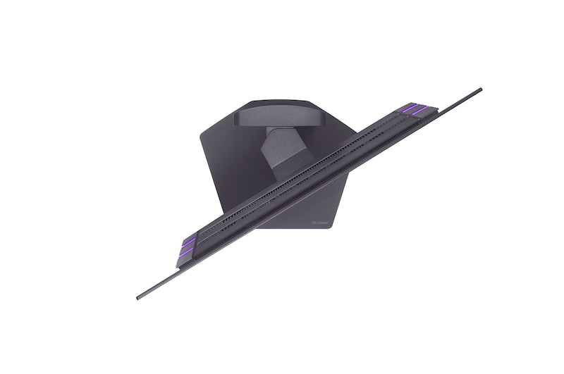 '-30 degree swivel monitor top view