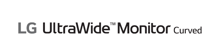Logo for LG UltraWide™ Monitor Curved.	