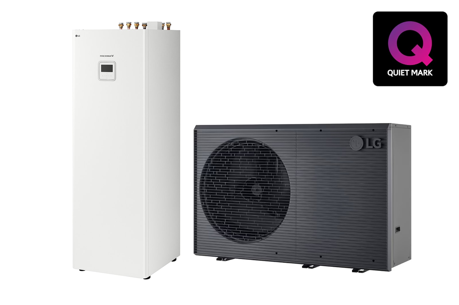 12 kW R290 Monobloc luft/vand-varmepumpe med kombinationsenhed, 3Ø