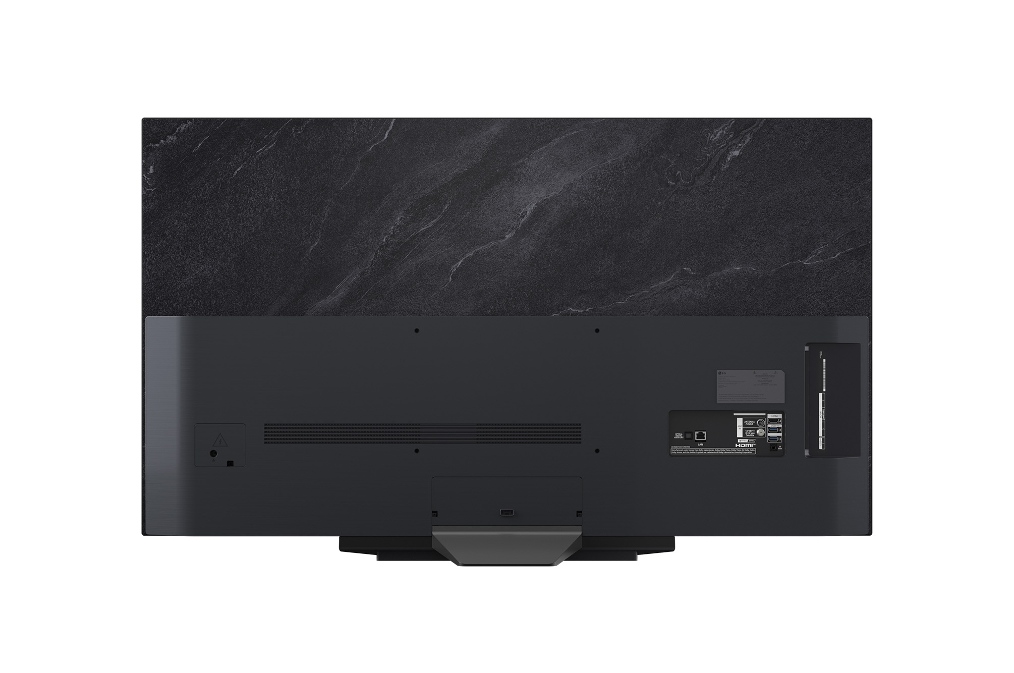 صورة خلفية لتلفزيون LG OLED AI CS5 4K Smart TV.