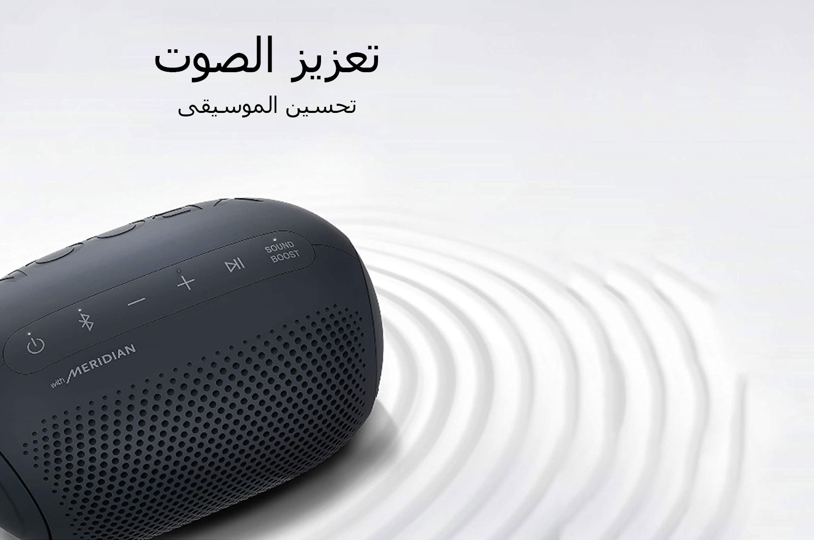 LG مكبر الصوت XBOOM Go PL2 اللاسلكي المحمول من إل جي، يعمل بتقنية البلوتوث، ويتميز بتصنيف IPX5 فيما يتعلق بالمقاومة للماء، كما يتميز بكونه مكبر صوت لاسلكي مدمج مخصص للحفلات مع إمكانية تشغيل تصل إلى 10 ساعات، أسود اللون, PL2