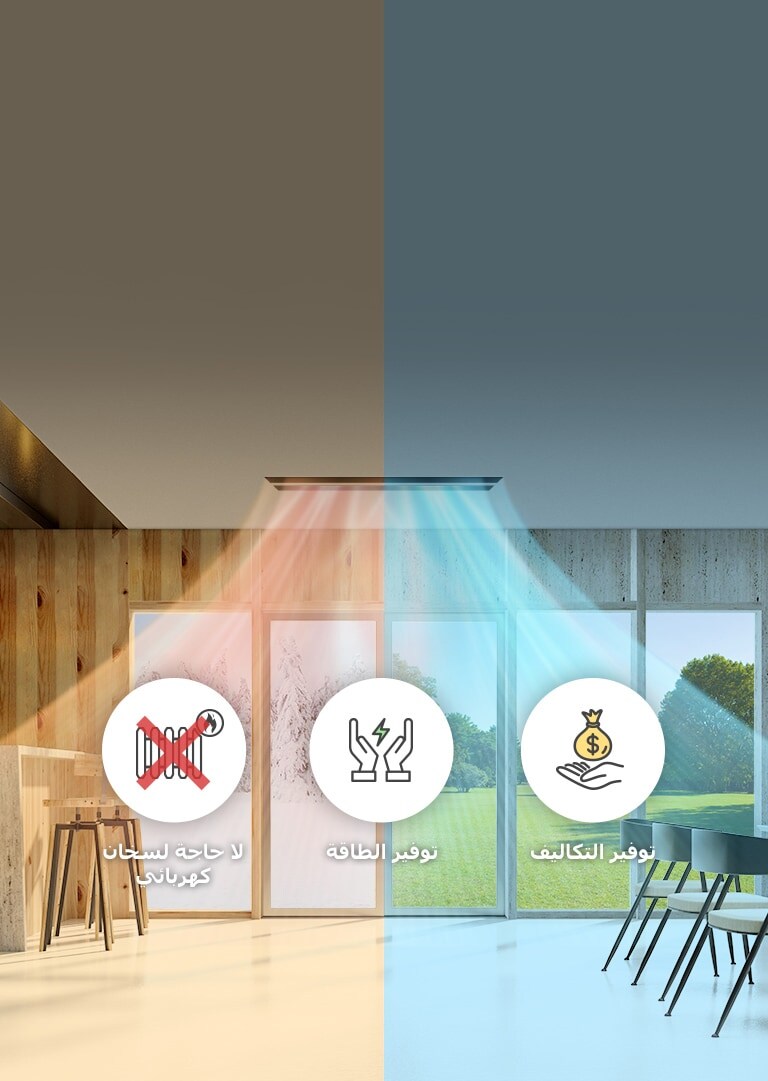 نظام مضخة حرارية عالي الكفاءة