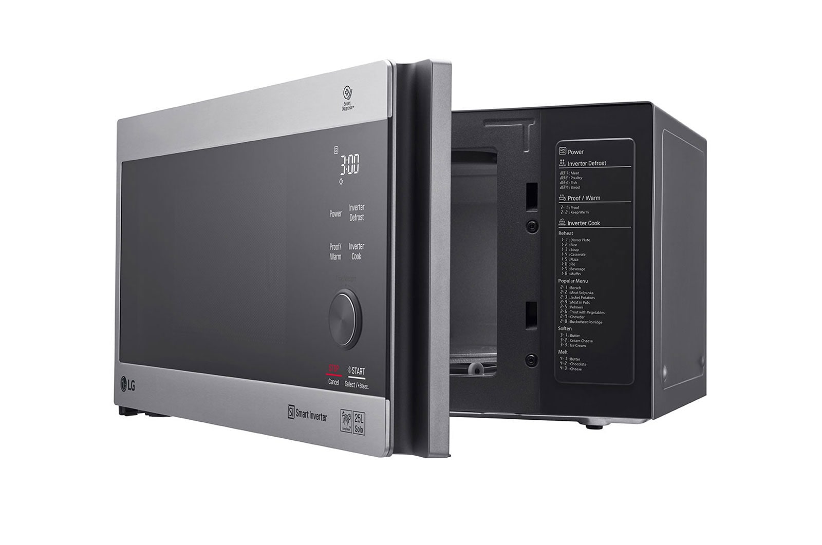 LG ميكروويف, تكنولوجيا ال جي نيو شيف, 42 لتر, موفر للطاقة, سهل التنظيف, بالشواية, MH8265CIS