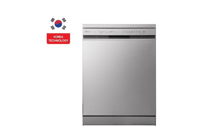 صورة أمامية| غسالة أطباق ™QuadWash بـ 14 مكان تخزين- فضي|DFC513FVE