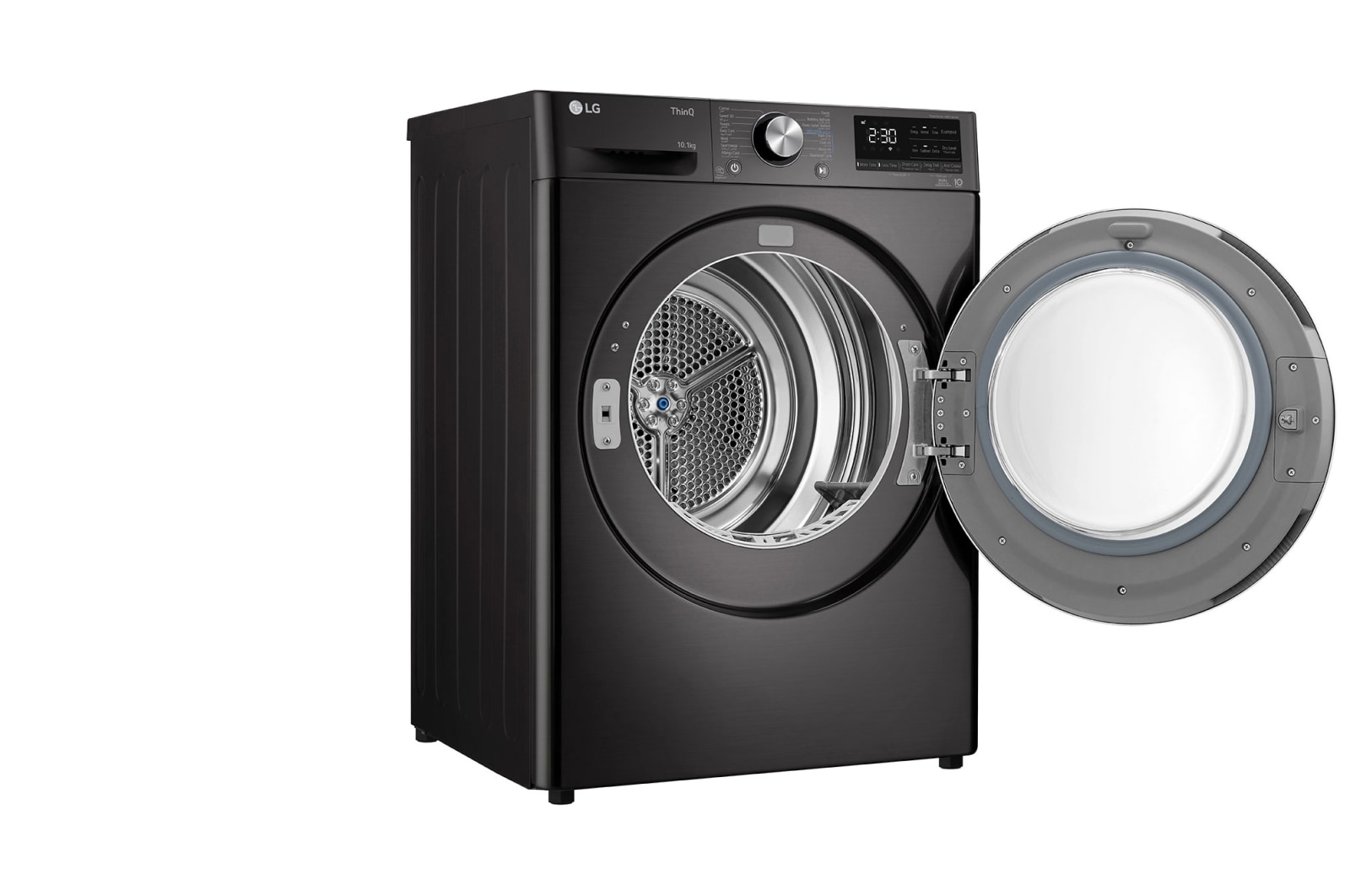LG مجفف 10.1 كجم، أسود، تجفيف فائق مع توفير للطاقة, RH10V9JV2W