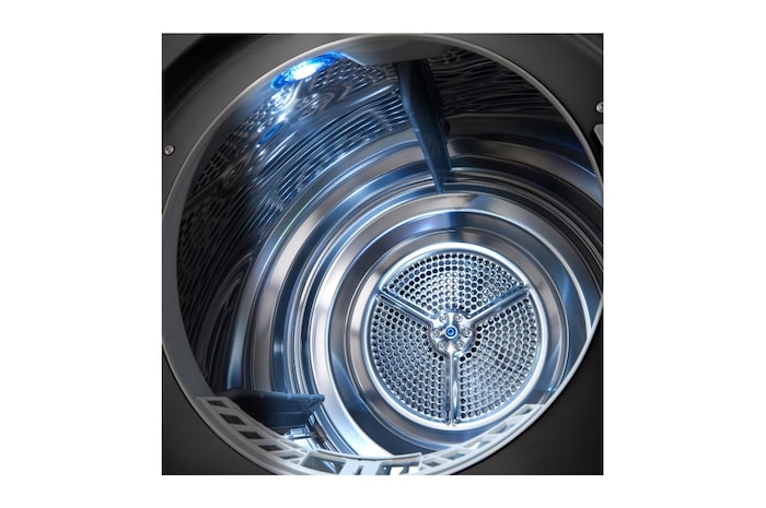 LG مجفف 10.1 كجم، أسود، تجفيف فائق مع توفير للطاقة, RH10V9JV2W