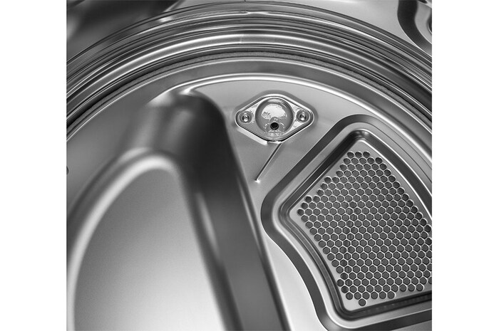 LG مجفف ذو عاكس مزدوج سعة 16 كجم، مع مستشعر تجفيف, العناية بالحساسية ، بلون فضي، يدعم تطبيق ThinQ, RH16U8EVCW