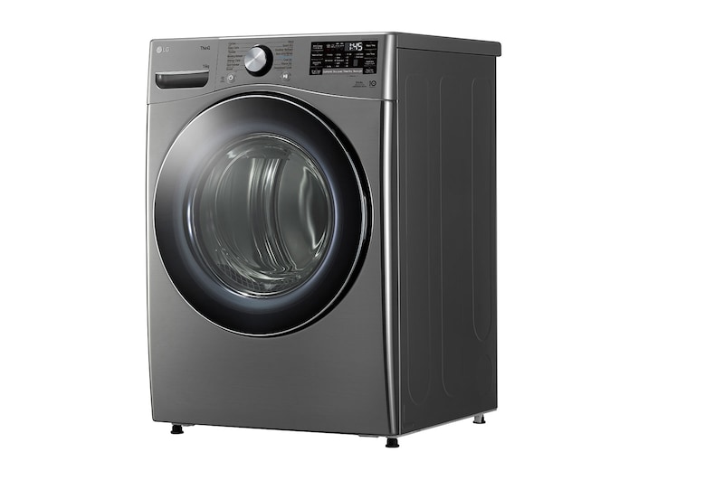 LG مجفف ذو عاكس مزدوج سعة 16 كجم، مع مستشعر تجفيف, العناية بالحساسية ، بلون فضي، يدعم تطبيق ThinQ, RH16U8EVCW