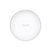 LG سماعات الأذن TONE Free FN6 اللاسلكية ذات الصوت الحقيقي التي تعمل بتقنية البلوتوث من إل جي مع علبة شحن UVNano اللاسلكية الخالية من البكتيريا بنسبة %99.9، سماعات رأس لاسلكية بمكبرات صوت مزدوجة للعمل/ للمكتب المنزلي، تصنيف IPX4 فيما يتعلق بالمقاومة للماء، بيضاء اللون, HBS-FN6