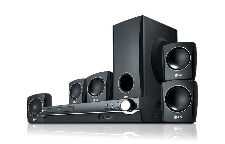 LG نظام السينما المنزلي بأقراص DVD 5.1 من LG, HT303SU