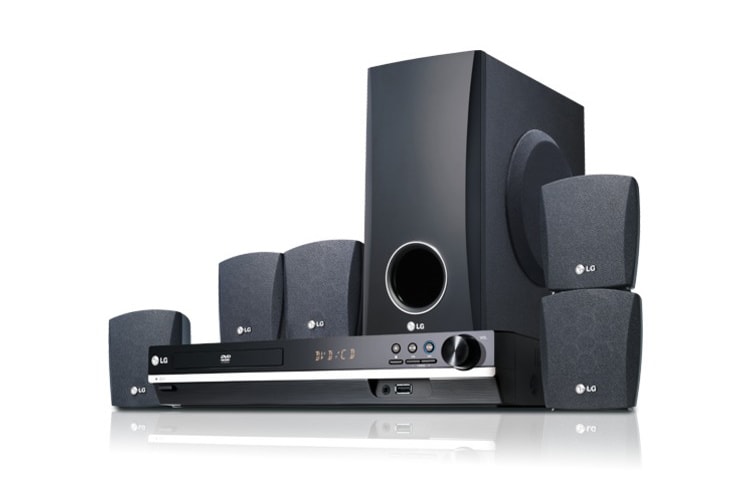 LG نظام السينما المنزلي بأقراص DVD 5.1 من LG, HT353SD
