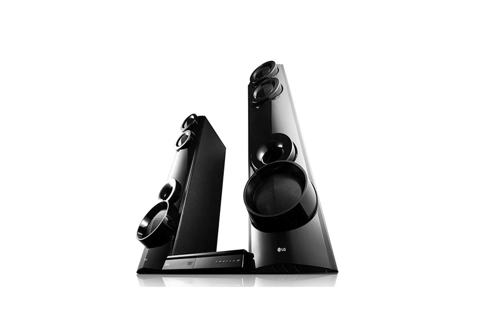 LG مسرح منزلي مع 2 مكبرات صوت برجية - LHD677, LHD677