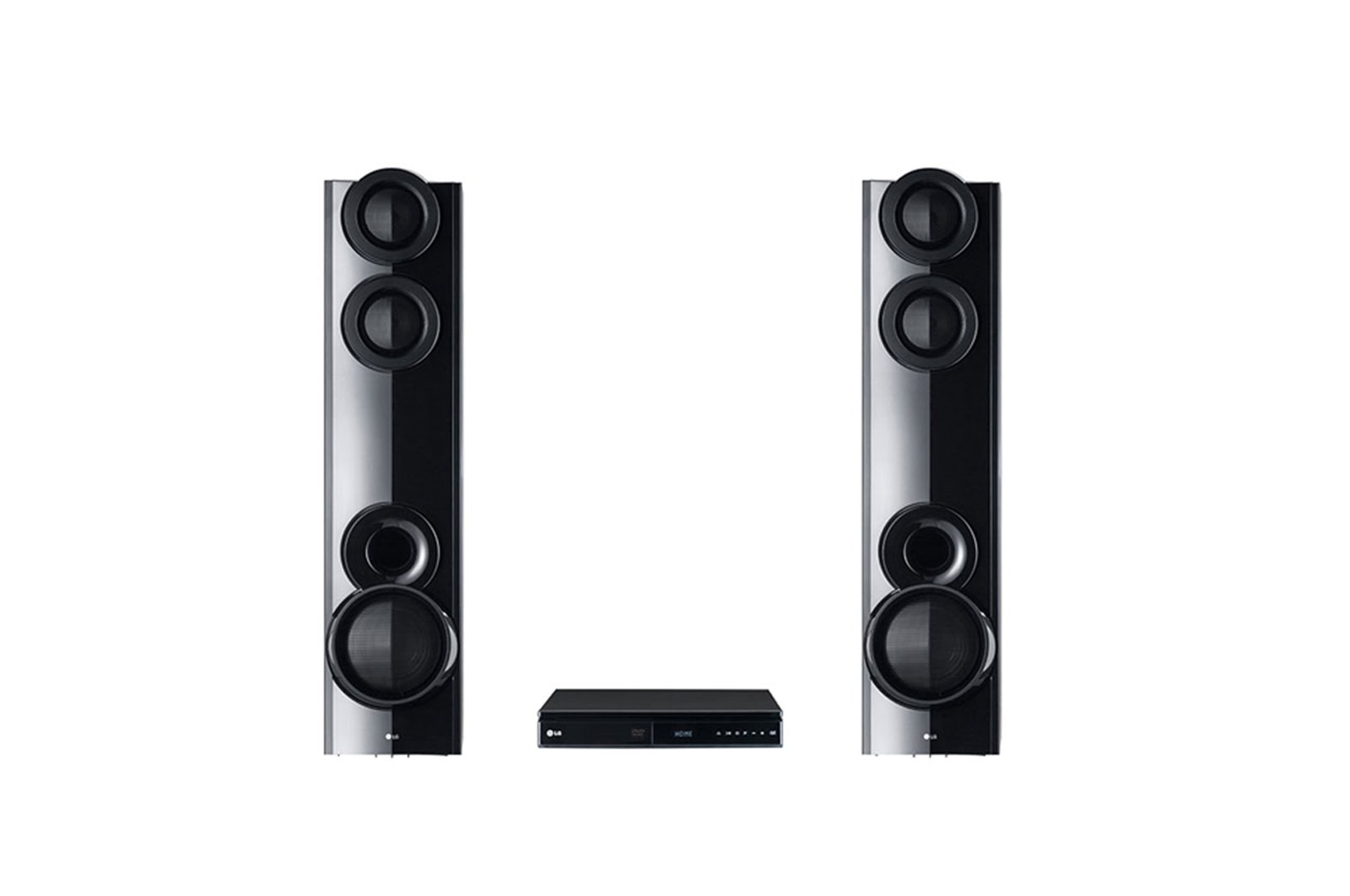 LG مسرح منزلي مع 2 مكبرات صوت برجية - LHD677, LHD677