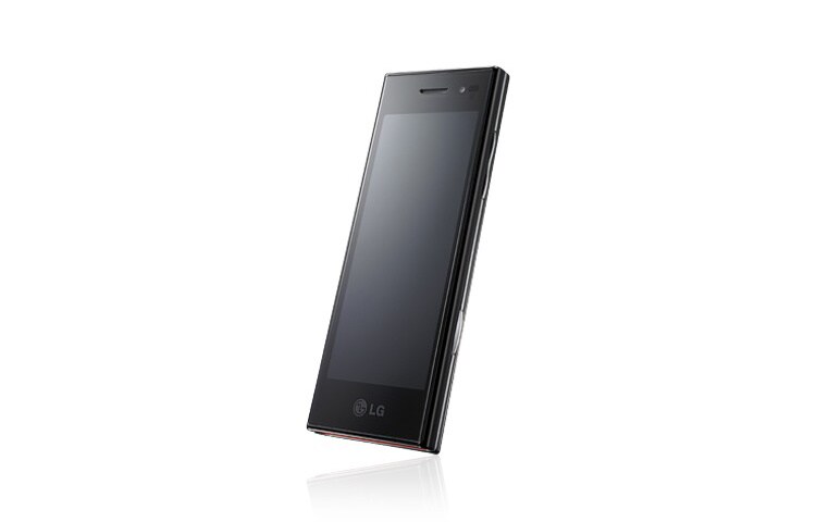 LG هاتف محمول يشتمل على شاشة لمس بتقنية WVGA TFT بحجم 4.0 بوصات، وواجهة مستخدم ذات شاشة ثنائية، وكاميرا بدقة 5 ميجابكسل, BL40