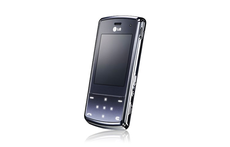 LG هاتف محمول رفيع بسُمك 10.9 ملم وتصميم انزلاقي مدمج وزجاج مقسّى مع هيكل كامل من المعدن, KF510