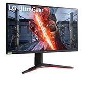 LG شاشة الألعاب 27 بوصة طراز ™UltraGear Nano IPS 1ms المزودة بتقنية<br>®NVIDIA® G-Sync, 27GN850-B