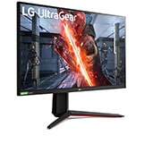 LG شاشة الألعاب 27 بوصة طراز ™UltraGear Nano IPS 1ms المزودة بتقنية<br>®NVIDIA® G-Sync, 27GN850-B