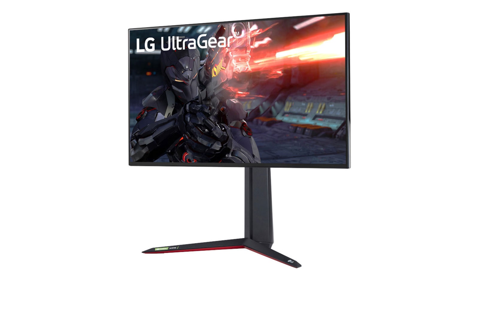 LG شاشة ألعاب متوافقة بها تقنية مزامنة تكيفية مقاس 27 بوصة بتقنية UltraGear 4K UHD Nano IPS 1ms 144 هرتز, 27GN950-B