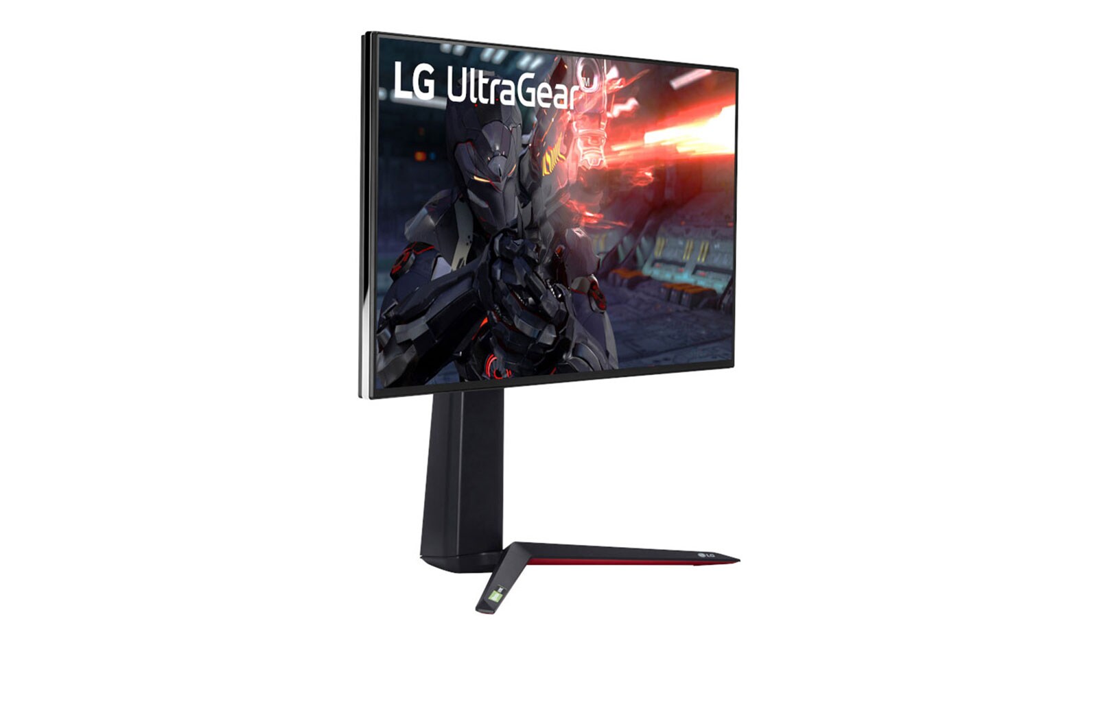 LG شاشة ألعاب متوافقة بها تقنية مزامنة تكيفية مقاس 27 بوصة بتقنية UltraGear 4K UHD Nano IPS 1ms 144 هرتز, 27GN950-B