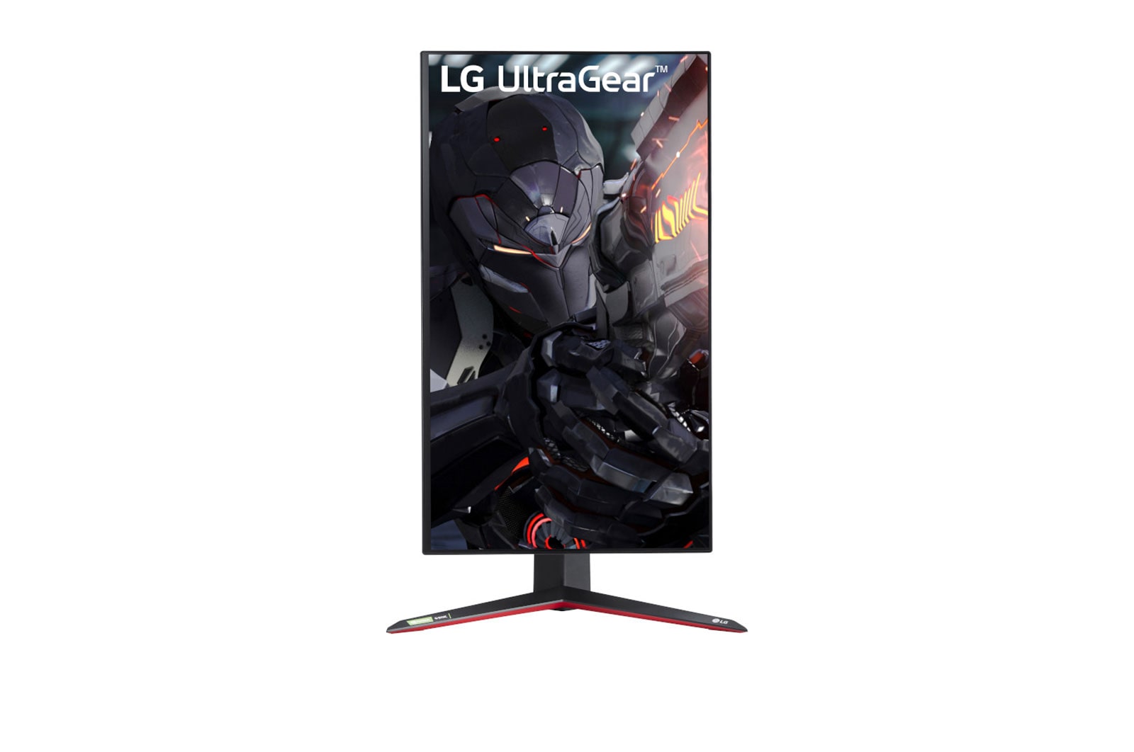 LG شاشة ألعاب متوافقة بها تقنية مزامنة تكيفية مقاس 27 بوصة بتقنية UltraGear 4K UHD Nano IPS 1ms 144 هرتز, 27GN950-B