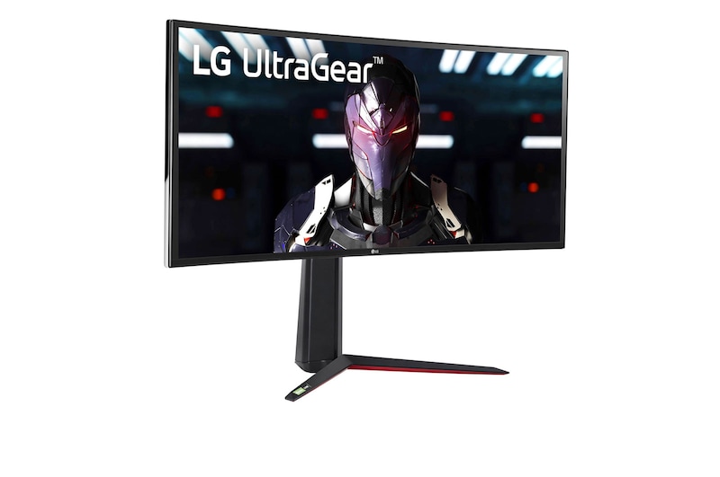 LG شاشة ألعاب منحنية 21:9 UltraGear™ Nano بسرعة استجابة 1 مللي ثانية IPS مميزة (GtG) وحجم 34 بوصة, 34GN850-B
