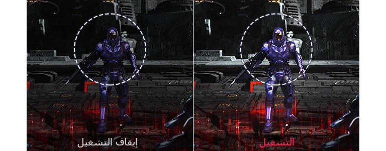 محاكاة مُثبّت اللون الأسود