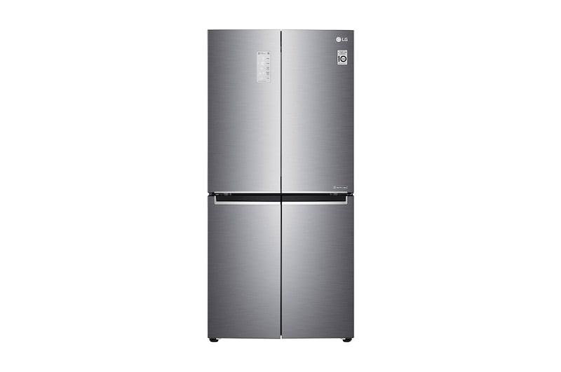 LG ثلاجة ذات 4 أبواب، ضاغط خطي عاكس، سعة  530 لترًا، 19 قدمًا مكعبًا, GC-B22FTLPL