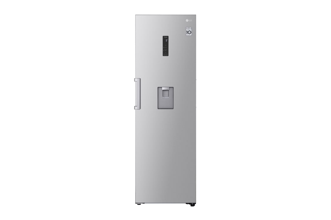 LG ثلاجة سعة 384 لتر التشخيص الذكي، فضي, GC-F411ELDM