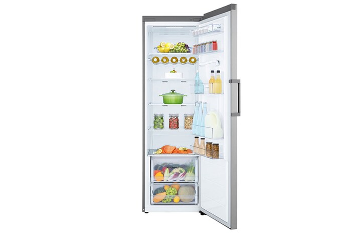 LG ثلاجة سعة 384 لتر التشخيص الذكي، فضي, GC-F411ELDM