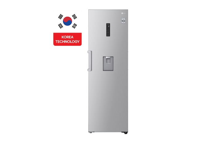 LG ثلاجة سعة 384 لتر التشخيص الذكي، فضي, GC-F411ELDM