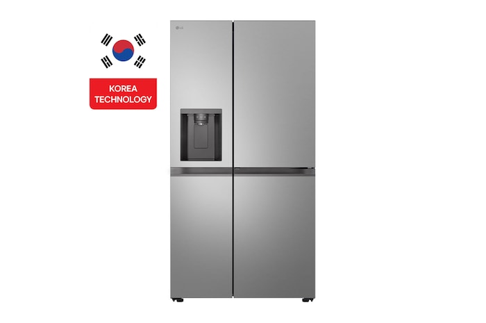 صورة أمامية|ثلاجة من ال جي, 643 لتر, Smart Inverter|GC-J257BLJW