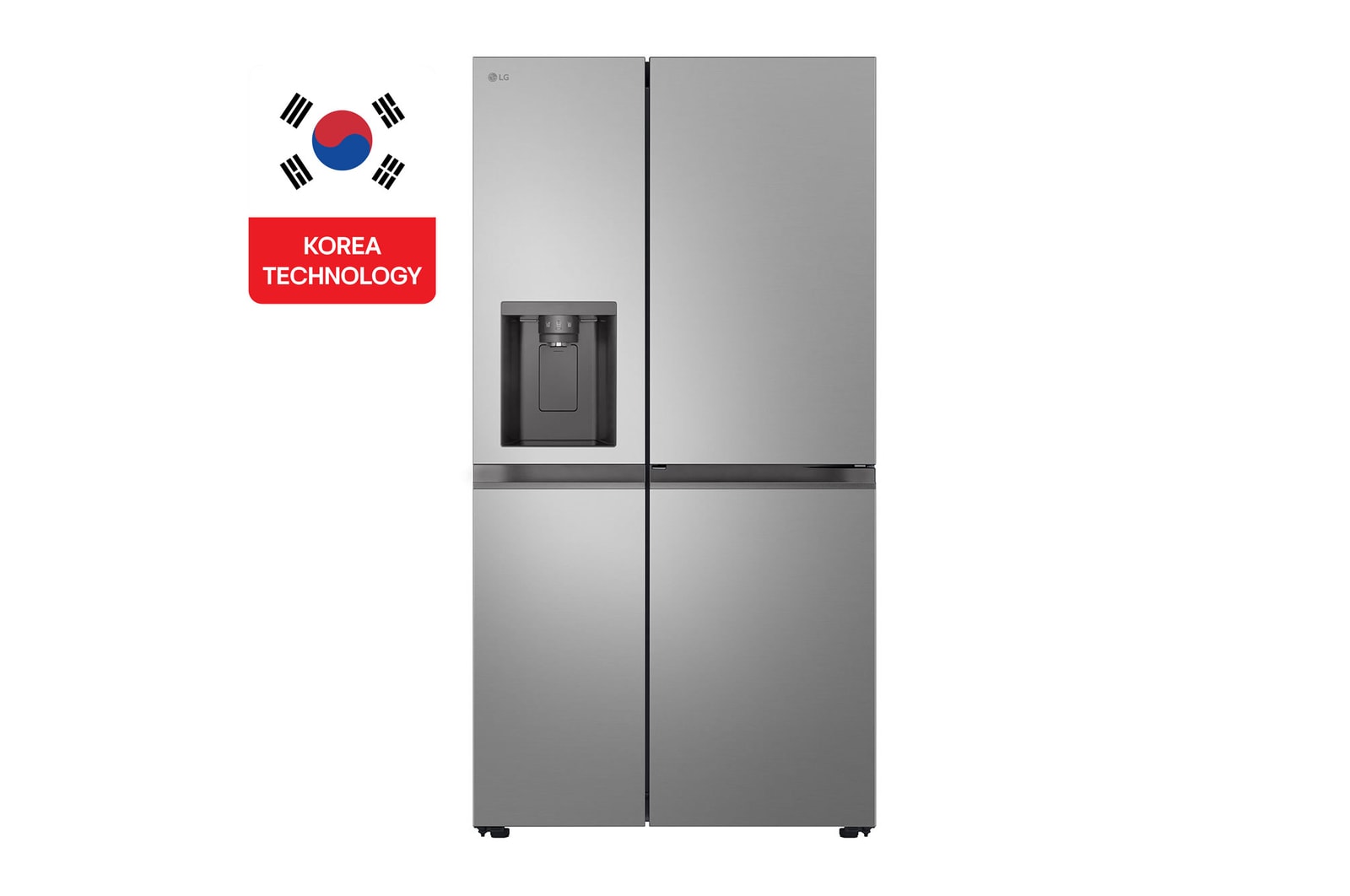 المنظر الأمامي لـ ثلاجة من ال جي, 638 لتر, Smart Inverter GC-J257BLJW