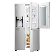 LG أنستافيو باب بداخل باب  ثلاجة 618 لتر 22 قدم كبروسور خطي موفر للطاقة, GC-X247CSBV