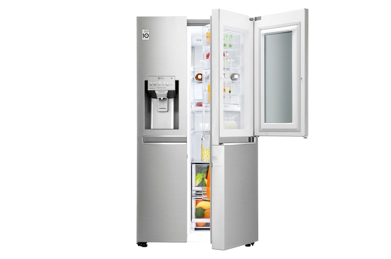 LG أنستافيو باب بداخل باب ثلاجة 618 لتر 22 قدم كبروسور خطي موفر للطاقة, GC-X247CSBV