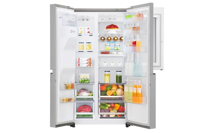 LG أنستافيو باب بداخل باب ثلاجة 618 لتر 22 قدم كبروسور خطي موفر للطاقة, GC-X247CSBV